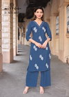 Albella Vol 3 By Mittoo Rayon Threadwork Online Kurti With Bottom Wholesale
